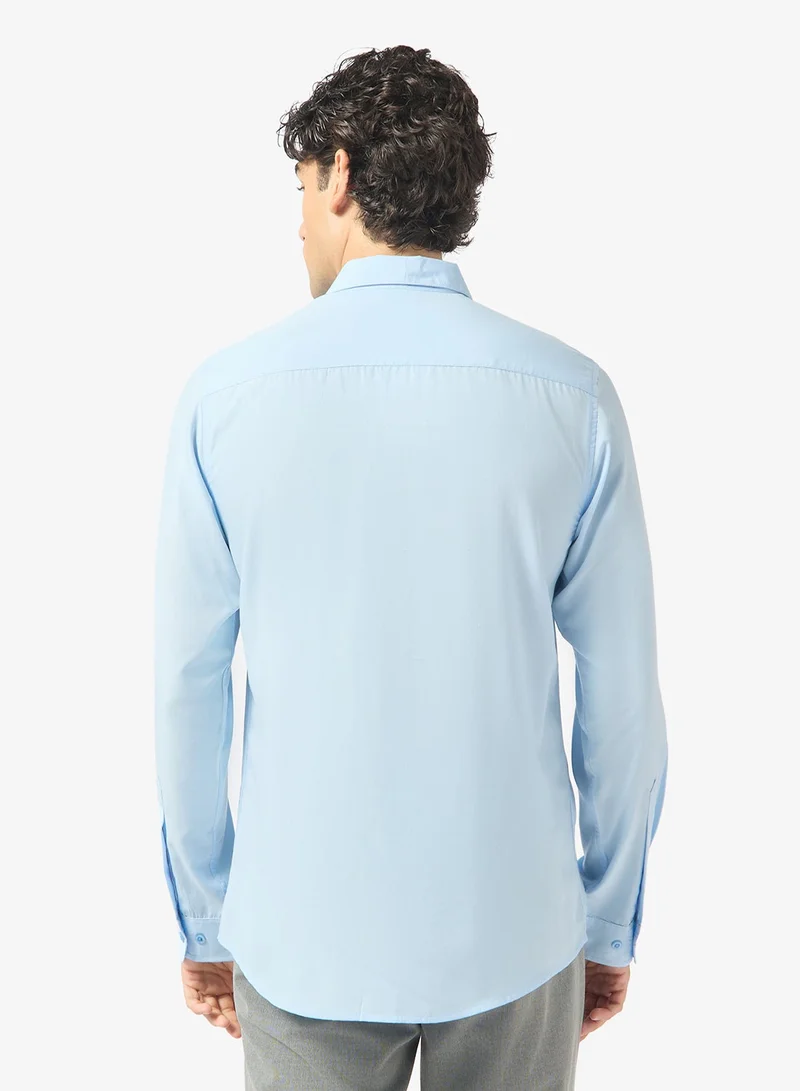 روبرت وود قميص كلاسيكي بقصة عادية