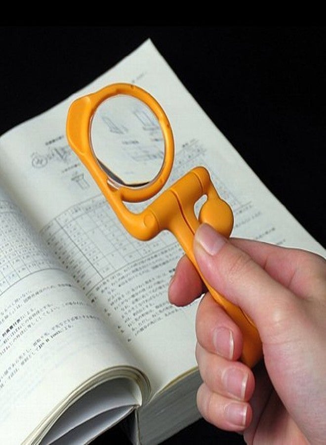 إنجينير عدسة مكبرة/قراءة صغيرة الحجم من إنجينير، محمولة في الجيب، بذراع مفصلية، ذاتية الوقوف/بدون استخدام اليدين (تكبير 3.5x) في محفظة مصممة خصيصًا. صنع في اليابان. sl-64 - Image 4