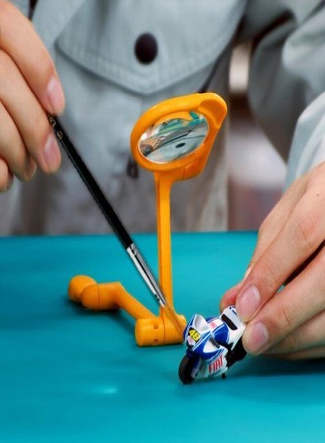 إنجينير عدسة مكبرة/قراءة صغيرة الحجم من إنجينير، محمولة في الجيب، بذراع مفصلية، ذاتية الوقوف/بدون استخدام اليدين (تكبير 3.5x) في محفظة مصممة خصيصًا. صنع في اليابان. sl-64 - Image 2