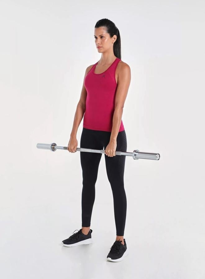 Wizard Women Burgundy Brave Seamless Fitted Tank - Image 5