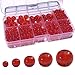 Gocelyn 476PCS Round Crystal Glass Beads for Jewelry MakingRed Glass Spacer Loose Beads for Crafts Bracelets Necklaces Charms Pendants Friendship 4681012mm - Image 2
