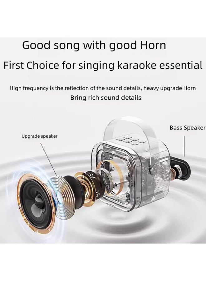 Kge Bao K12 With Light Series Rgb Wireless Bluetooth Audio Speaker Karaoke Audio Home Microphone Mobile Phone Karaoke - Image 2