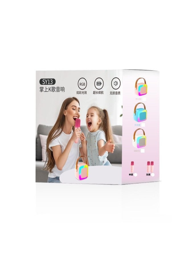 Kge Bao K12 With Light Series Rgb Wireless Bluetooth Audio Speaker Karaoke Audio Home Microphone Mobile Phone Karaoke - Image 1