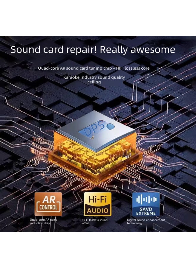 Kge Bao K12 With Light Series Rgb Wireless Bluetooth Audio Speaker Karaoke Audio Home Microphone Mobile Phone Karaoke - Image 4