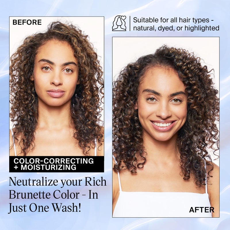 Eva NYC Brass to Sass Brunette Conditioner, Blue Conditioner for Brassy Hair, Neutralizes Brassy Red and Orange Tones, 8.8 fl oz - Image 4