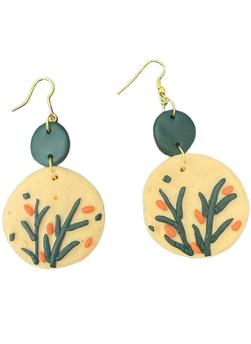Generic - Hand Made Lightweight Earrings For Women of Polymer clay - Image 1
