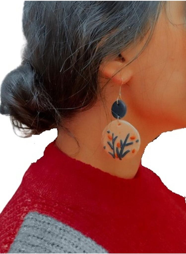 Generic - Hand Made Lightweight Earrings For Women of Polymer clay - Image 1