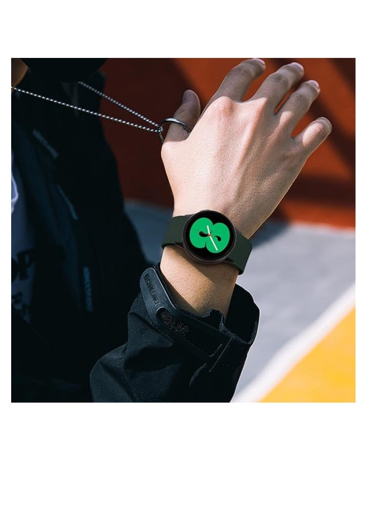 watch 4 Silicone Band With Magnetic folding Buckle for Samsung Galaxy Watch 4 Quick Release Silicone Straps for Women - Image 2