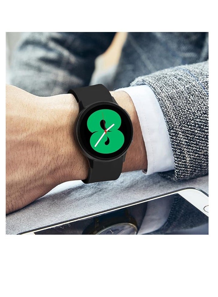 watch 4 Silicone Band With Magnetic folding Buckle for Samsung Galaxy Watch 4 Quick Release Silicone Straps for Women - Image 3