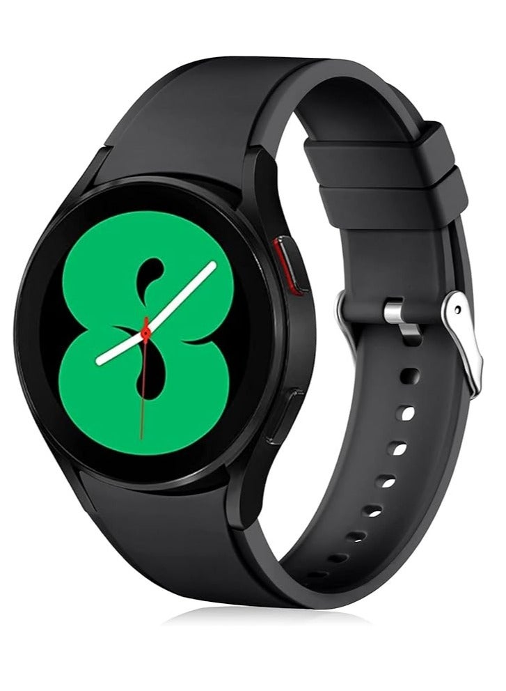 watch 4 Silicone Band With Magnetic folding Buckle for Samsung Galaxy Watch 4 Quick Release Silicone Straps for Women - Image 1