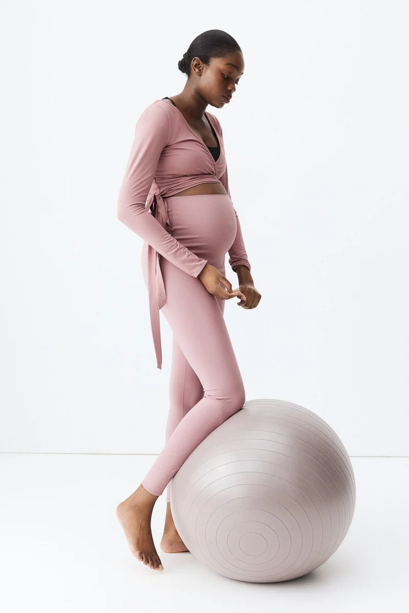 H&M  MAMA Short wrap top for Women | Best Price UAE