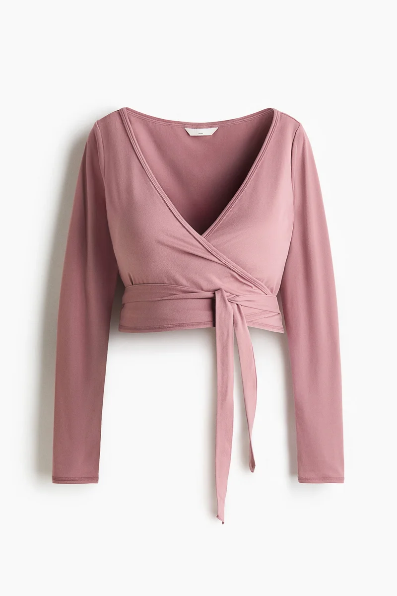 H&M  MAMA Short wrap top for Women | Best Price UAE
