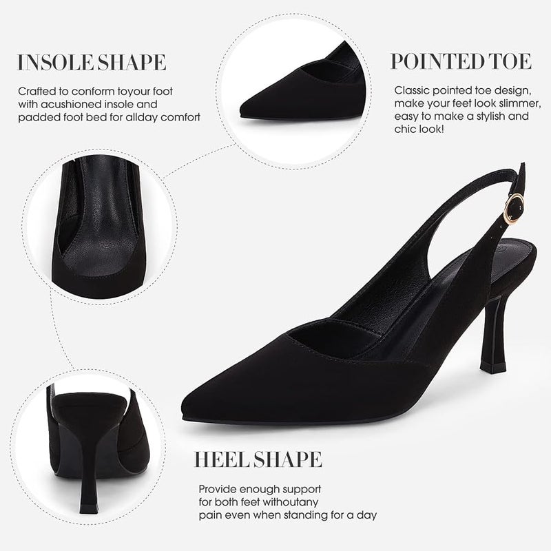Rilista Womens Slingback Heeled-sandals - Image 4