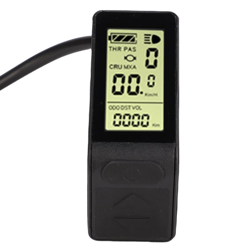 لوحة عرض LCD لدراجة كهربائية 24 فولت 36 فولت 48 فولت - شاشة LCD ملونة لدراجة كهربائية بخطاء SM وأزرار خارجية - Image 3