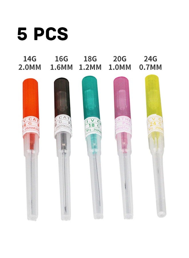 Realfrog 5Pcs Disposable Piercing Needle Stainless Steel Sterile Body Piercing Needles Tattoo Accessories Ear Nose - Image 2