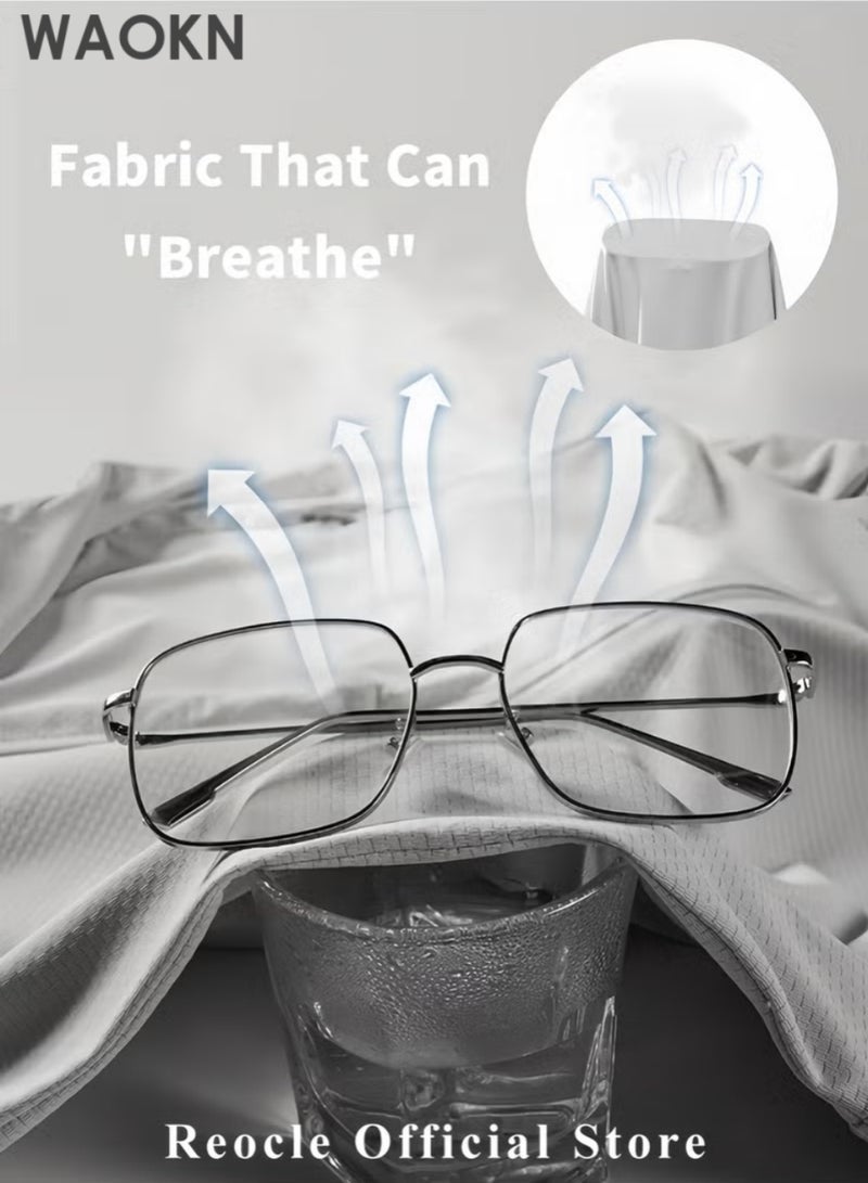 WAOKN UPF 50+ UV Sun Protection Clothing with Removable Hat Brim for Men&women, Sun Protection Ice Silk Clothing Long Sleeve Hoodie Sun Shirt, Summer Elastic Quick Dry Sun Shirts Full Zipper Fishing Jacket-XL - Image 4