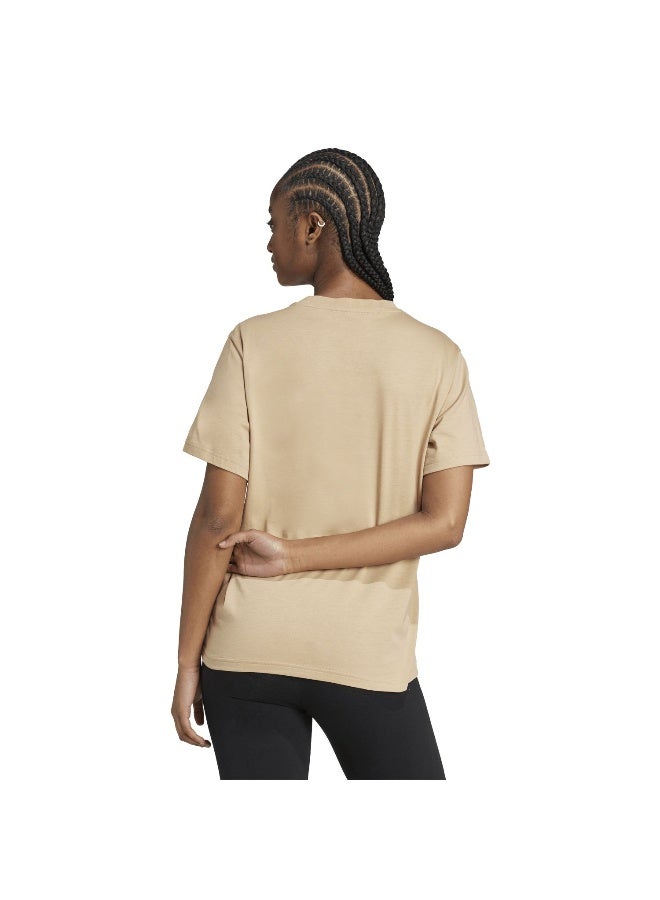 Adidas Adidas Slide Tee Brown Graphic Tee (Short Sleeve) T-Shirts For Women - Image 3