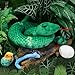 MorisMos Giant Snake Stuffed Animal Mommy with Babies EggsRealistic Stuffed Snake Plush Toys for Kid Girl Boy 3 5 7 8 12Long Green Boa Constrictor Anaconda ToysPython Gift for Halloween Christmas - Image 2