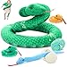 MorisMos Giant Snake Stuffed Animal Mommy with Babies EggsRealistic Stuffed Snake Plush Toys for Kid Girl Boy 3 5 7 8 12Long Green Boa Constrictor Anaconda ToysPython Gift for Halloween Christmas - Image 4