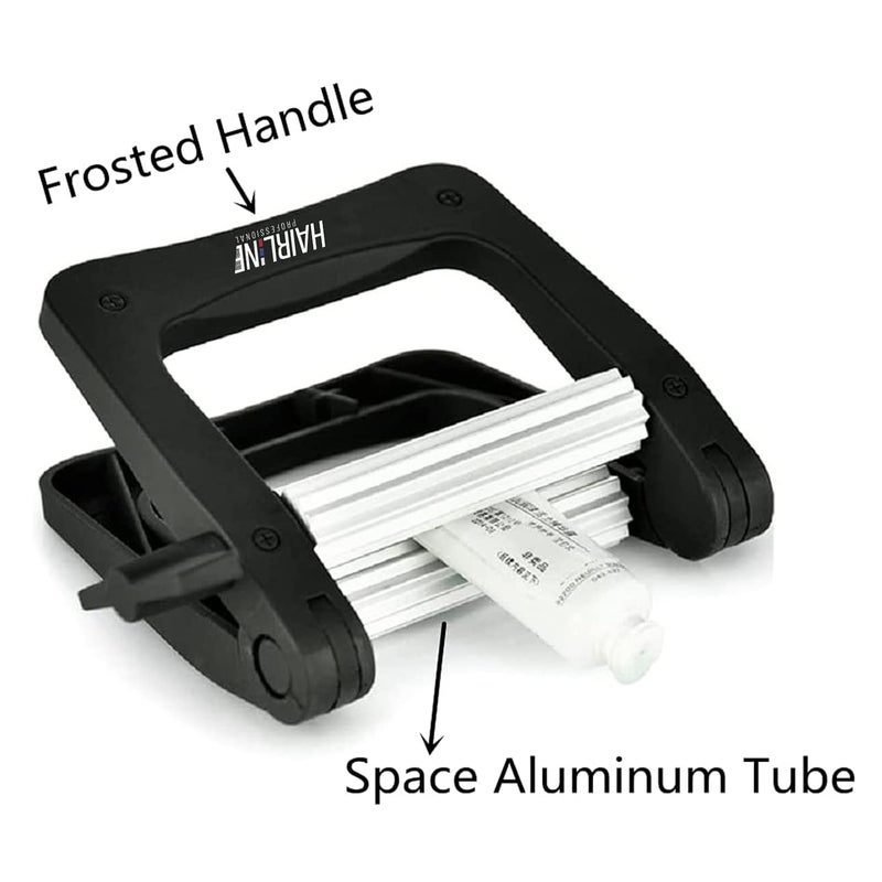 Hairline Professional Plastic Squeezer Roller, Toothpaste, Paint Tube, Cosmetics, Hand Cream, Color Dye, Painter Wringer for Bathroom n Salon_Black - Image 5