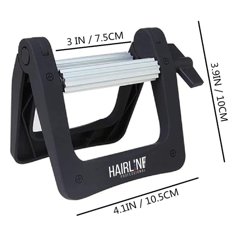 Hairline Professional Plastic Squeezer Roller, Toothpaste, Paint Tube, Cosmetics, Hand Cream, Color Dye, Painter Wringer for Bathroom n Salon_Black - Image 2