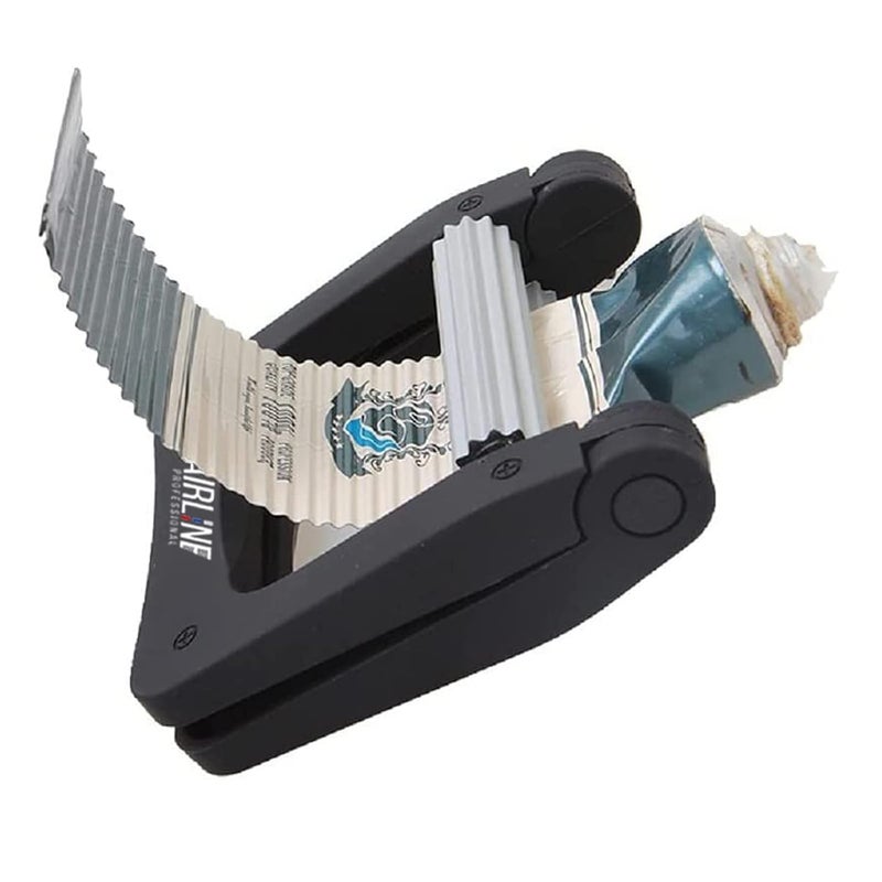Hairline Professional Plastic Squeezer Roller, Toothpaste, Paint Tube, Cosmetics, Hand Cream, Color Dye, Painter Wringer for Bathroom n Salon_Black - Image 4
