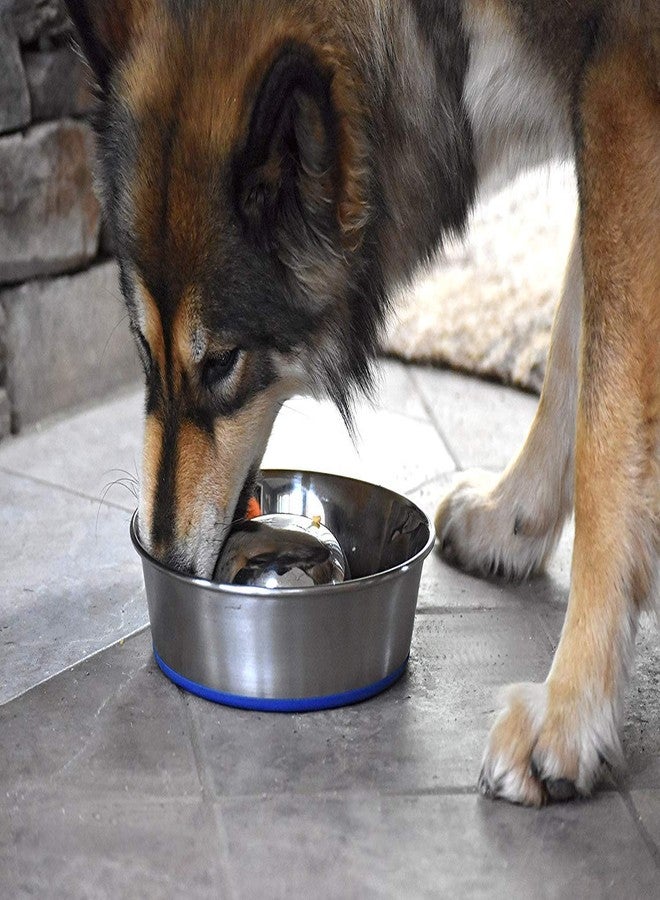 Our Pets OurPet's DuraPet Slow Feed Premium Stainless Steel Dog Bowl, Silver (2040010301) - Image 5