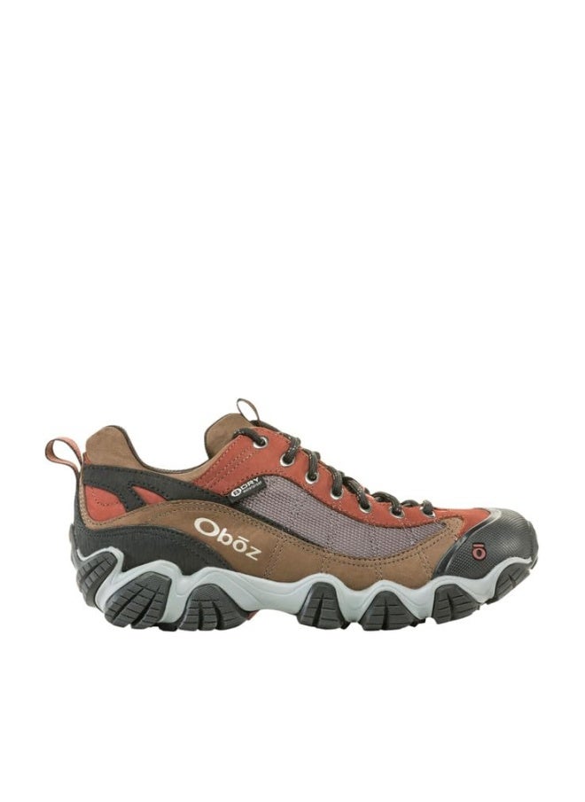 Oboz Men's Firebrand II Low B-DRY Hiking Shoe, Earth, 10 Wide - Image 1
