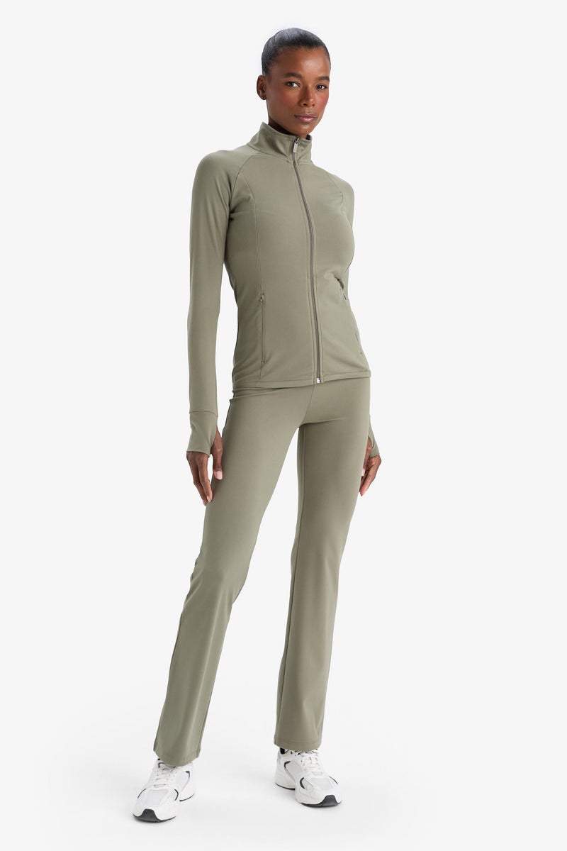 ديفاكتو كارديجان رياضي سليم فيت بجيب وياقة عالية من DeFactoFit - Image 5