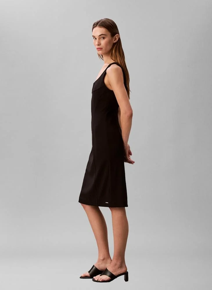 CALVIN KLEIN  Casual Scuba Crepe Sl Scoop Nk for Women | Best Price UAE