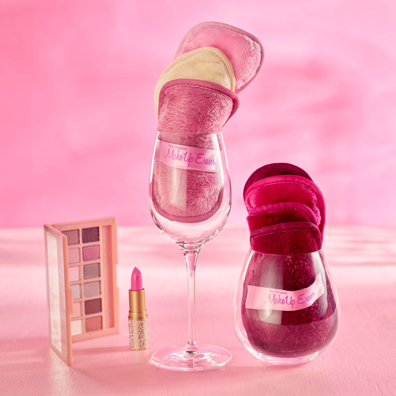 Makeup Eraser The Original MakeUp Eraser, 7-Day Set, Erase All Makeup with Just Water, Including Waterproof Mascara, Eyeliner, Foundation, Lipstick, Sunscreen, and More! Sip Happens, 7ct. - Image 3