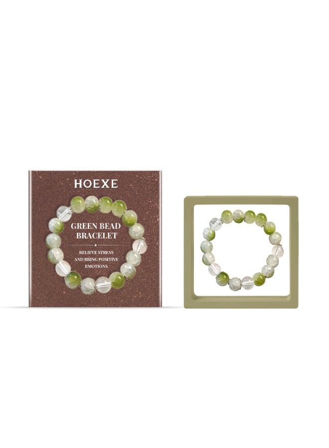 Hoexe Green Crushed Beads Bracelet Uni Fashion Convenient Body Plaid Daily Life Decorative Bracelet - Image 5