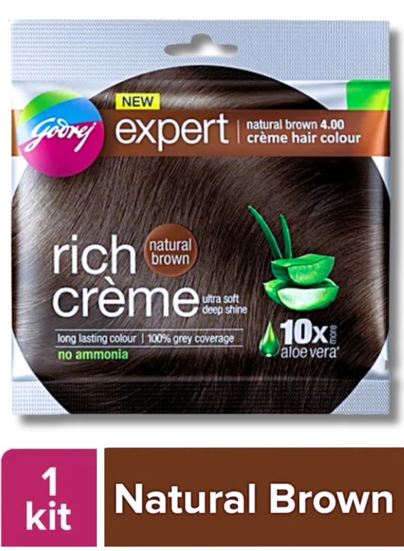 Godrej Expert Rich Creme | Natural Brown | Hair Color - Image 1