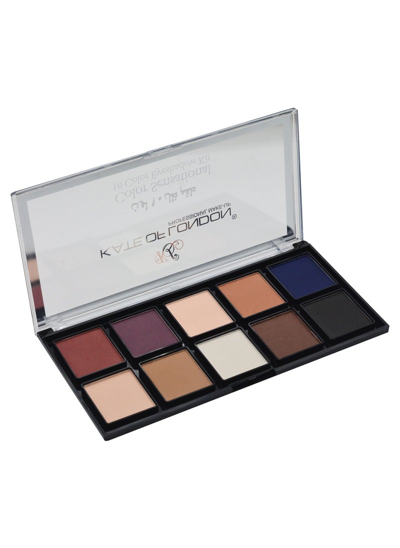 KATE OF LONDON - 10 Color Sensational Matte Eyeshadow Kit - Image 1