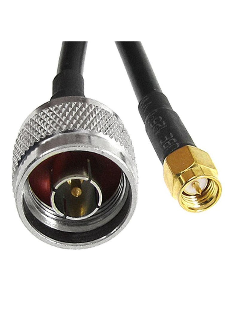 Ohm OHM N-Type Male to SMA Male Antenna Cable RG58 (50 Ohm)  - Image 1