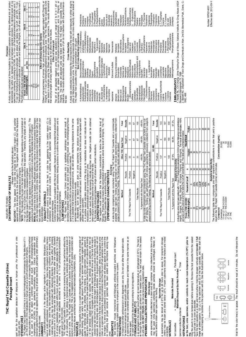 Generic - Home Detoxification THC Test Kit - Instant Strip Test for Material Detection - Rapid Test Device for Detecting Compounds in the Body - Accurate Test for Substance Levels - Home Health Test for Detecting Compound Levels in Urine - Body Level Test Device - Personal Test for Detecting Materials - Material Detection Device - Substance and Toxicity Level Test - Home Testing Kit for Substance Levels - Image 1