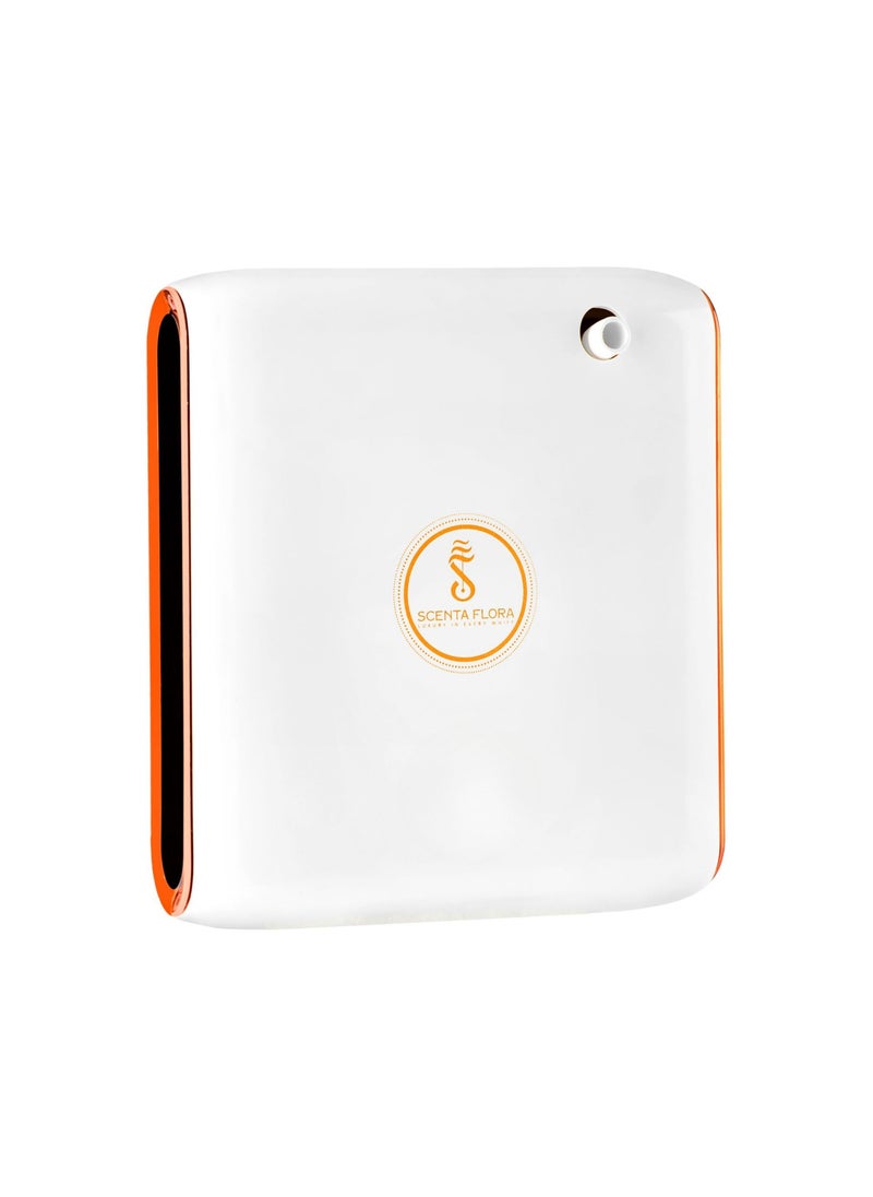 Scenta Flora - Scent Lav - Sleek Black Aroma Diffuser, App-Controlled, Battery or Cable Operated (White)) - Image 1
