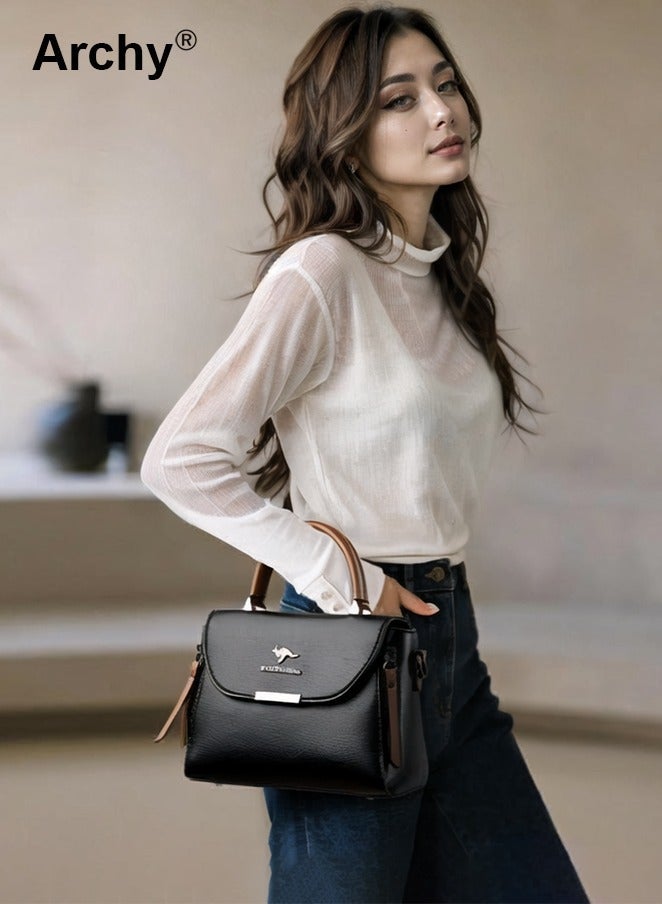 Archy Women Shoulder Crossbody Bag Large Capacity Compact and Exquisite Women Handbag - Image 3