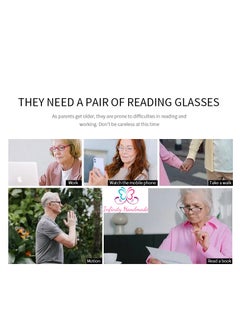 Reading Glasses Folding Comfortable Full-Frame Metal Eyewear Men And Women Had Ultra Light Portable, with a special eyeglasses case and a free cotton handkerchief, Presbyopia, Exclusive from Seller INFINITY-HANDMADE Only - pzsku/ZAA6313A836121D77DF64Z/45/_/1733836624/d792ff8a-2add-450a-b2bd-53cd2903b7b3