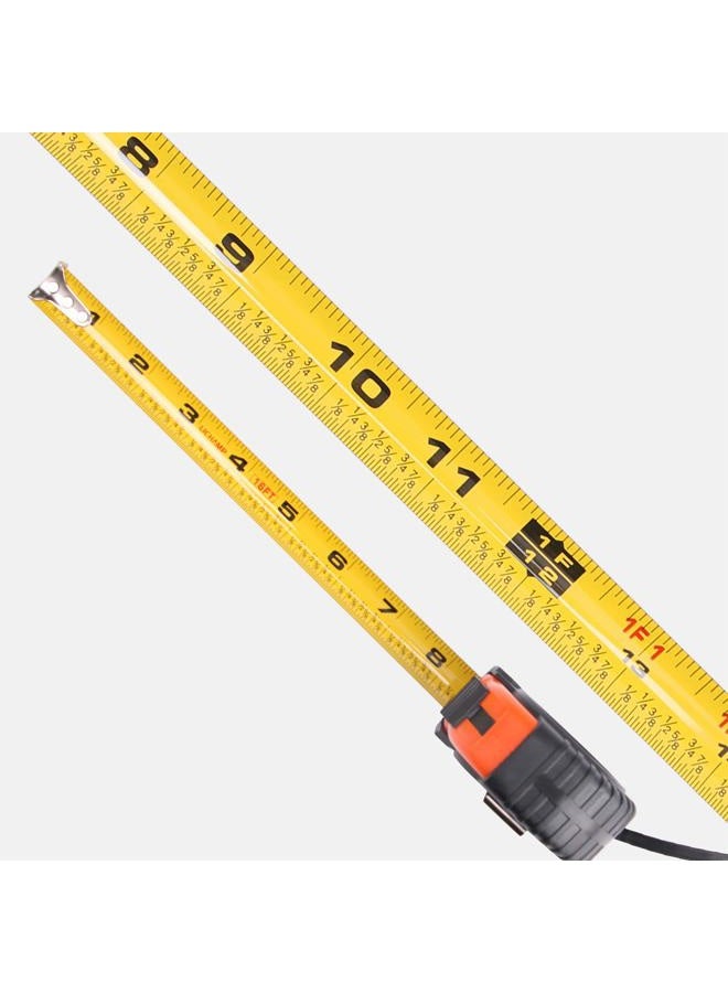 Lichamp 6 Pack Tape Measuring 16FT x 3/4 inch, Orange - Image 2