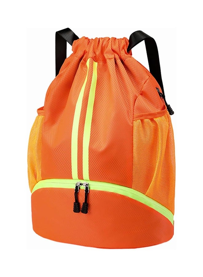 يلا جوي الرياضة حقيبة الظهر,سلسلة سباحة صالة رياضية حقيبة مع مقصورة الأحذية والجيب الرطب دليل,حقيبة كرة السلة حقيبة الظهر الرطبة والجافة المقصورة,كرة القدم والكرات حقيبة,حقيبة الظهر كرة القدم المقاومة للماء لكرة القدم وكرة السلة والرجبي (البرتقالي) - Image 1