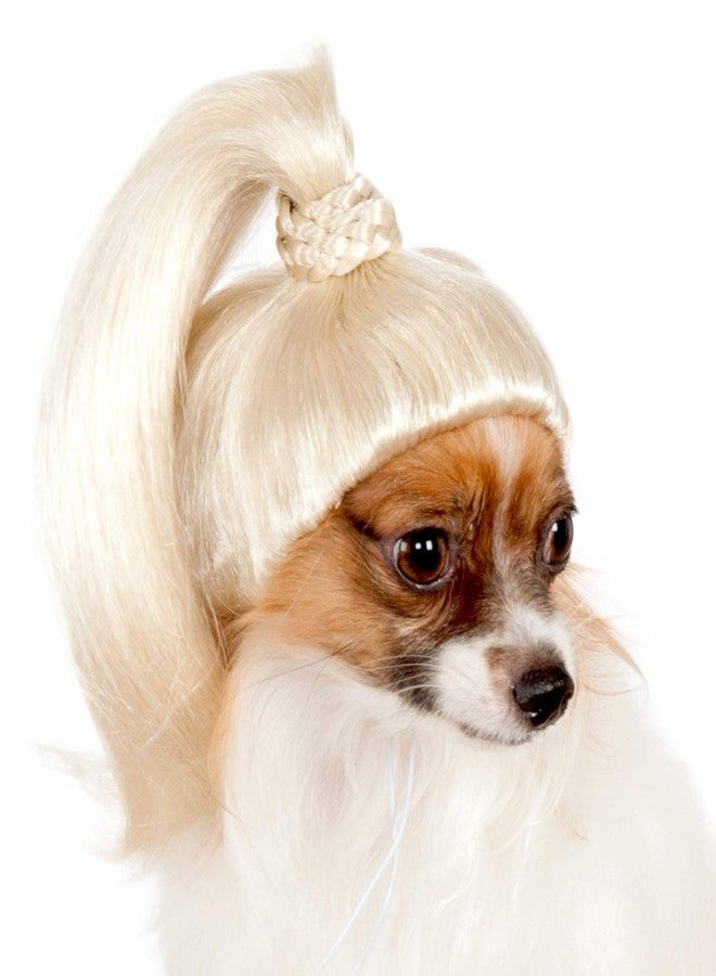 Rubies Blonde Pony Tail Pet Costume for Dogs or Cats, S/M - Image 1