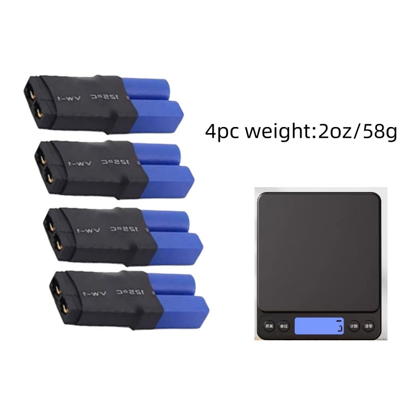 AFDHGS 4pcs EC5 to Traxxas ESC/Charger Adapters for Zee Batteries - Image 4
