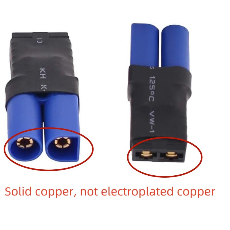 AFDHGS 4pcs EC5 to Traxxas ESC/Charger Adapters for Zee Batteries - Image 2