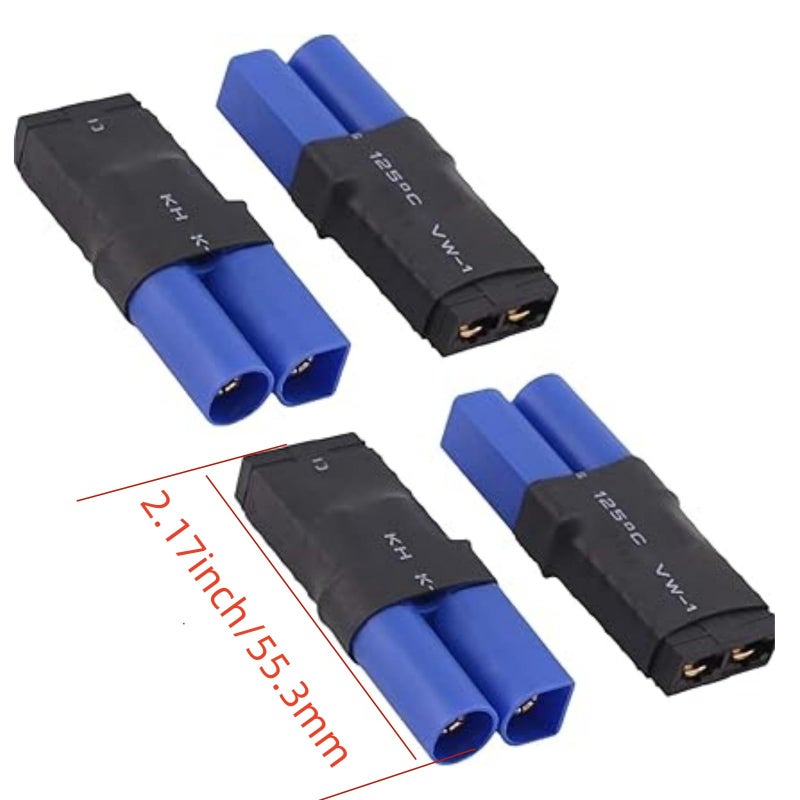 AFDHGS 4pcs EC5 to Traxxas ESC/Charger Adapters for Zee Batteries - Image 3
