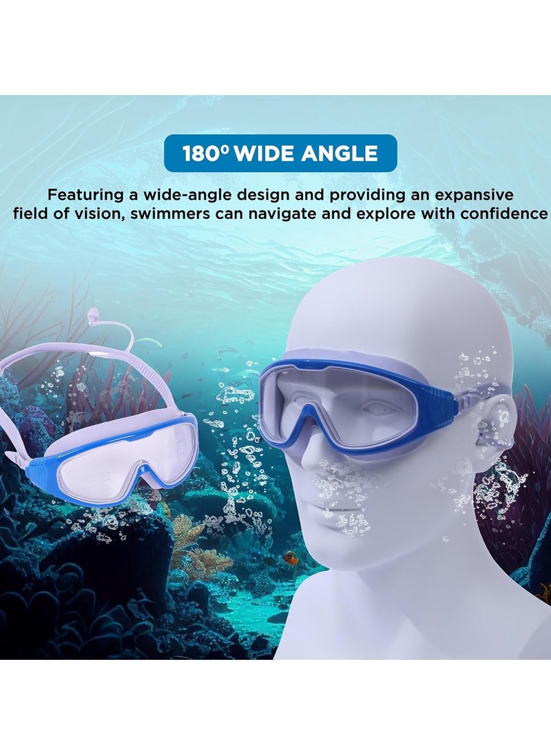 ENDLESS  Premium Swimming Goggle with Anti-Fog and UV Protection | Stylish Big Frame for more Visibility | Soft Silicone Gasket for Leak Proof | With Hard Case  - Image 5
