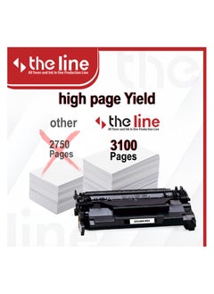 The Line The line 26A CF226A Toner Cartridge Compatible with HP Laserjet M402n M402dn M426 M402d M402dw MFP M426fdw M426fdn M402 M426dw Black  - Image 4