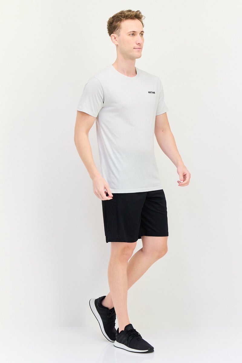 asics Men Sportswear Fit Short Sleeve Outdoor T-Shirt, Grey - Image 4