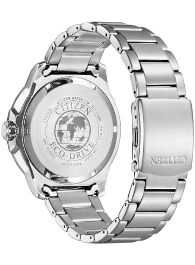 سيتيزن ساعة يد رجالية من سيتيزن، تناظرية، دائرية الشكل، مصنوعة من الفولاذ المقاوم للصدأ، موديل AW1525-81L - Image 3