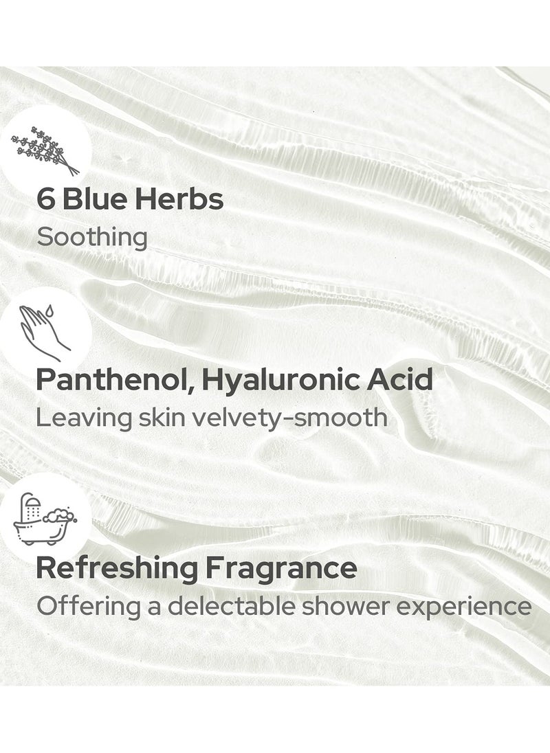 DUFT & DOFT - DUFT&DOFT Sophy Soapy Perfumed Body Wash with Coconut Oil - Deep Cleansing With Six Blue Herbs - Refreshing & Moisturizing Natural Ingredients - Paraben Free 17.6 fl oz - Image 1